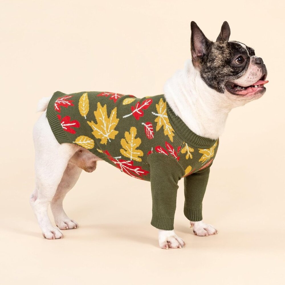 NWT Fitwarm Maple Dog Sweater